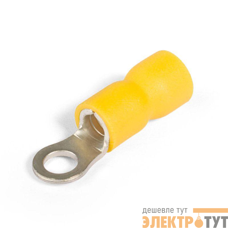 Наконечник кабельный кольцевой изолированный НКИ 6.0-4 EasyFix КВТ 90895