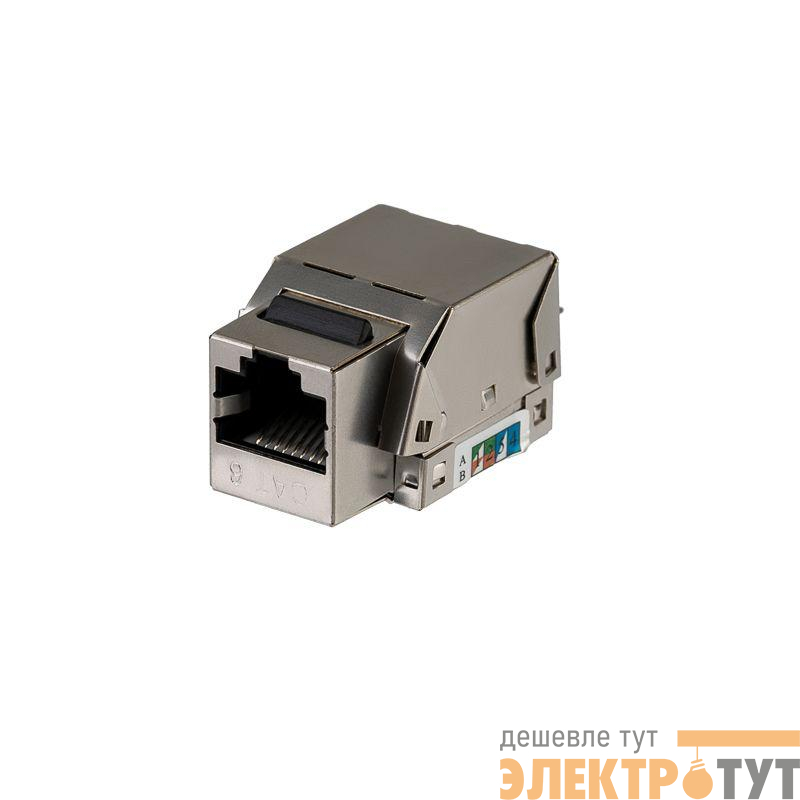 Модуль Keystone Jack RJ-45(8P8C) FTP экранир. кат.6 тип 90град. PRO Rexant 02-0272