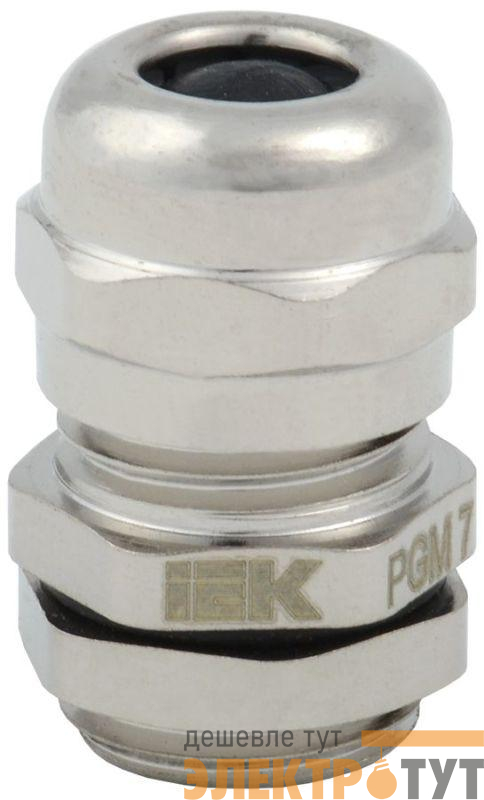 Сальник PGM7 d3-6мм IP68 метал. IEK YSA50-06-12-68-K23