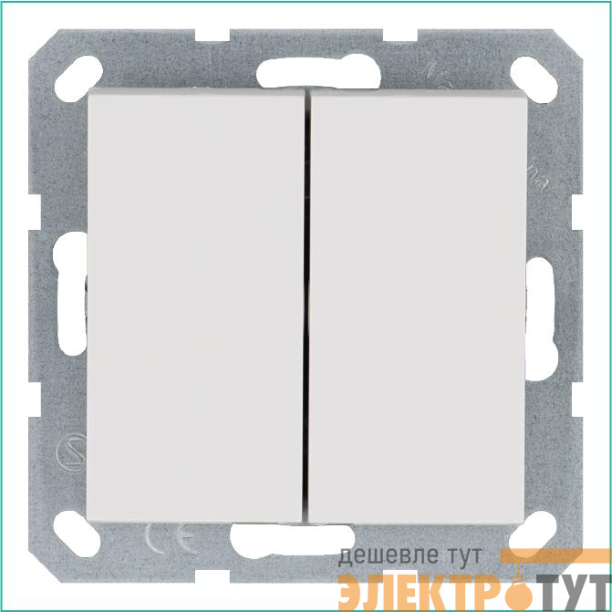 Переключатель перекрестный 1-кл. 10А IP20 механизм бел. глянцевый Jasmart G3013W