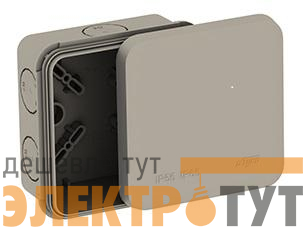 Коробка распределительная ОП 85х85х45мм двухкомпонентн. 8 вводов IP65 сер. Ruvinil 67240