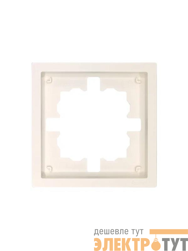 Рамка 1-мест. горизонт. ZIMA слон. кость LEZARD 704-9000-146