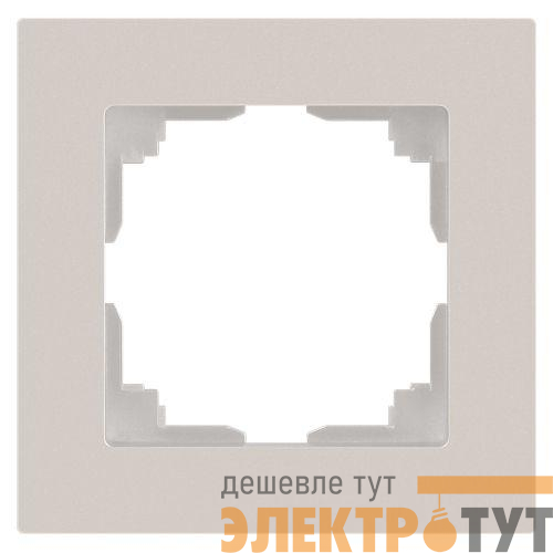 Рамка 1-м СП Accent 6-501-06 перламутр. Intro Б0063753