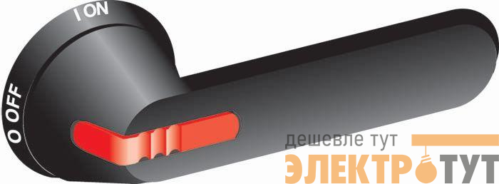 Ручка упр. ч/дверь OHB125J12E311 черн. ABB 1SCA022615R1730