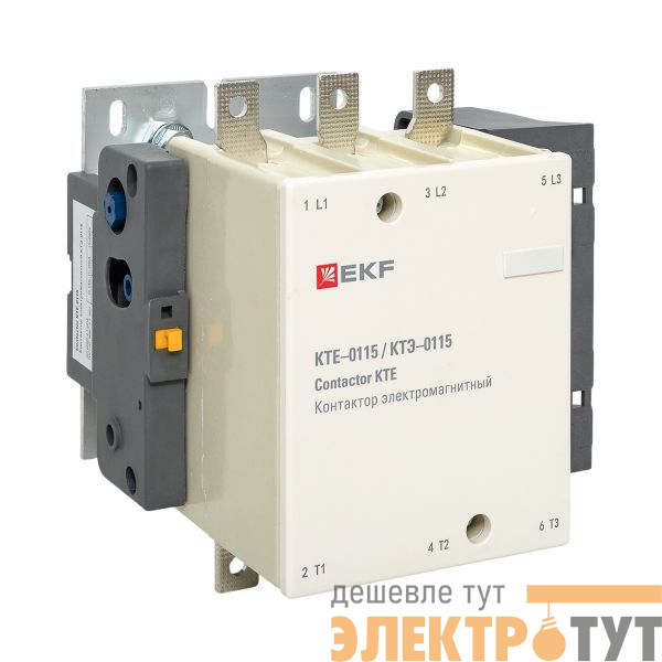 Контактор КТЭ-1 115А кат. 230В AC 1НО EKF ctr-b-115