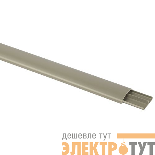 Кабель-канал 50х12 L2000 напольный сер. бетон RAL 7023 ЭРА Б0064411