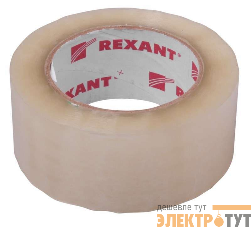 Скотч упаковочный 48ммx66м 50мкм прозр. Rexant 09-4202