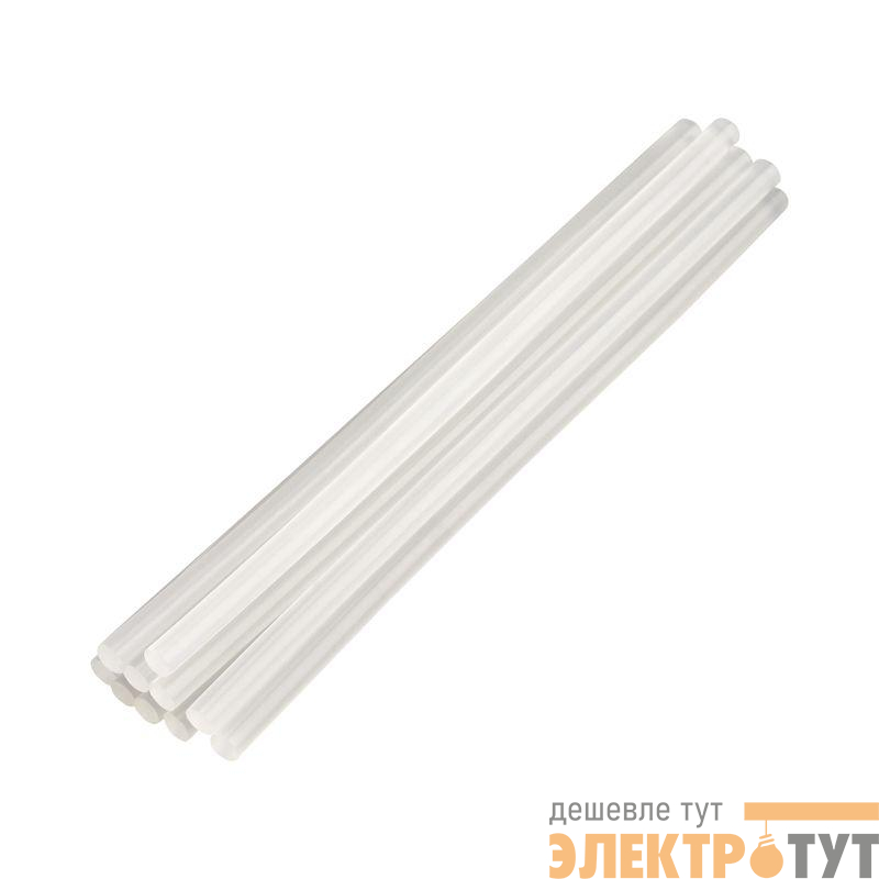 Стержень клеевой d7.4мм L200мм прозр. (уп.10шт) Rexant 09-1103