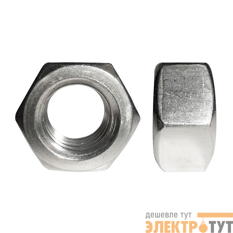 Гайка шестигранная М10 DIN 934 оцинк. (уп.100 шт) Промрукав PR08.2364