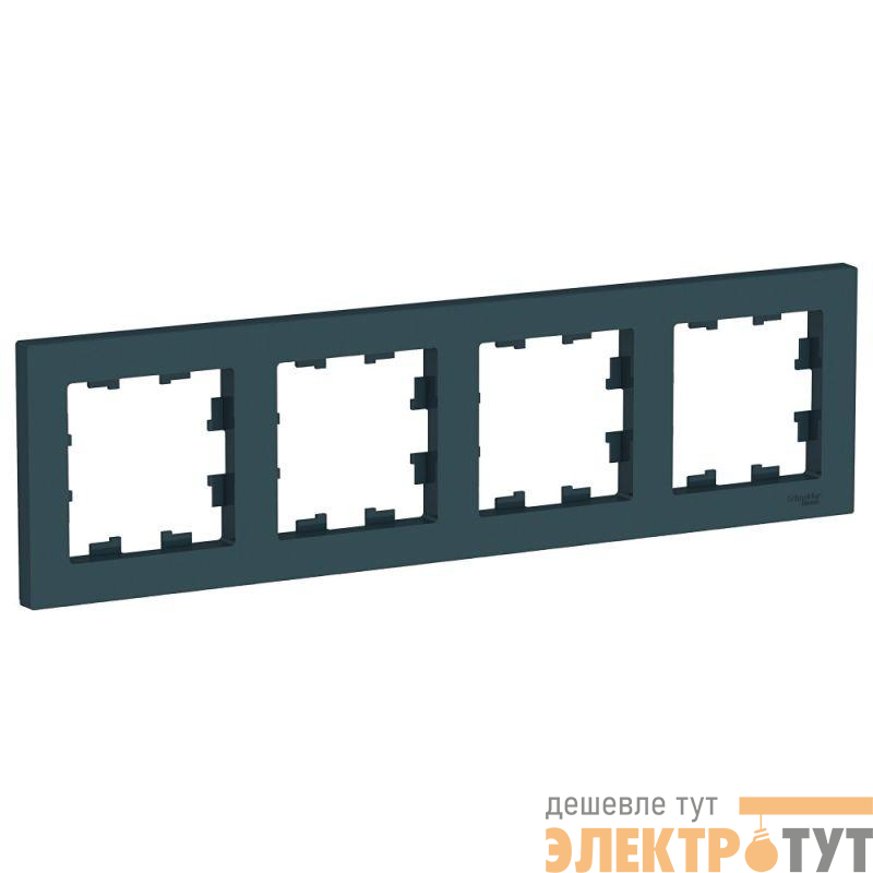 Рамка 4-м AtlasDesign универс. изумруд SE ATN000804