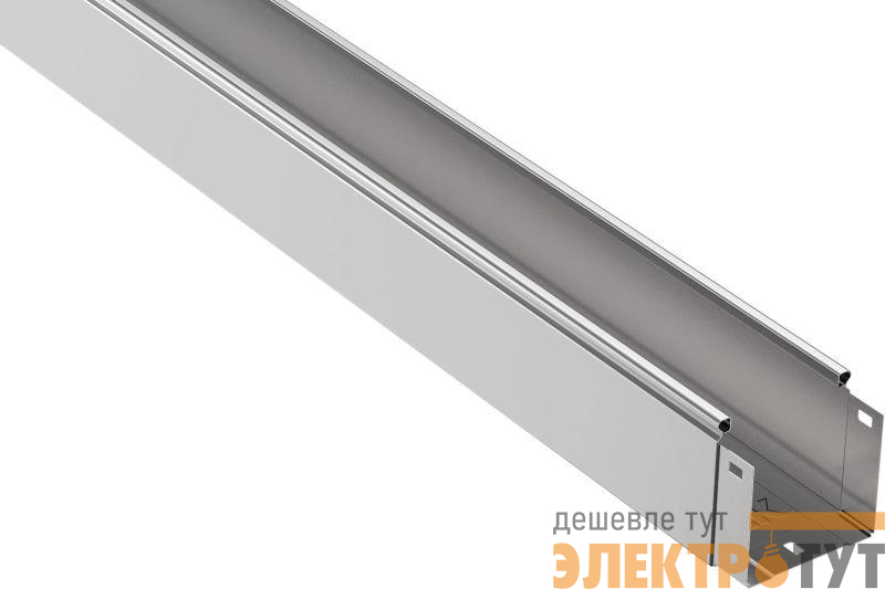 Лоток листовой неперфорир. 150х100 L3000 сталь 1мм IEK CLN10-100-150-100-3