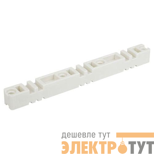 Изолятор шинный плоский NO-224-165 ИШП 3п для шин 5/10мм L370мм Эра Б0065648