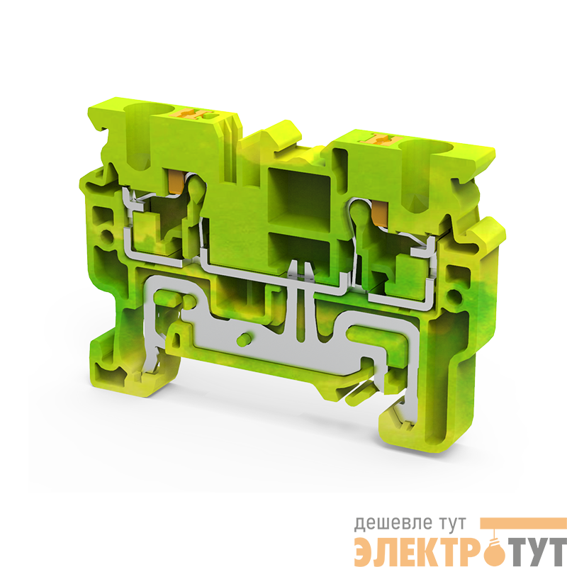 Клемма заземляющая push-in OptiClip CPG-4-PE-I-(0.2-4)-PEN КЭАЗ 331855