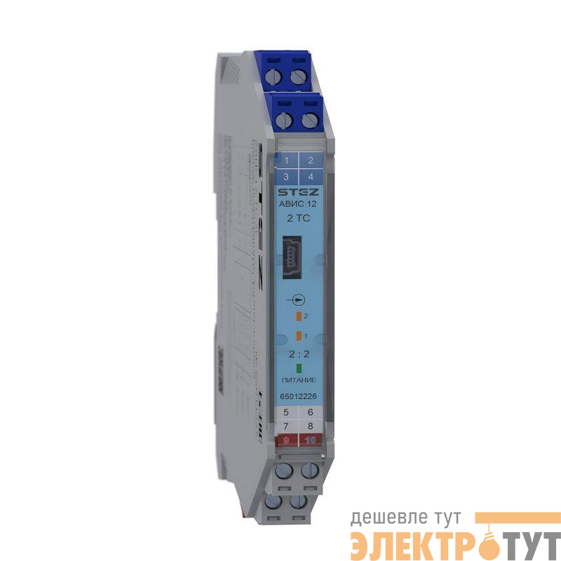 Барьер искрозащиты преобразователь термопар АВИС12-2TC-2I СТЭЗ 65012226