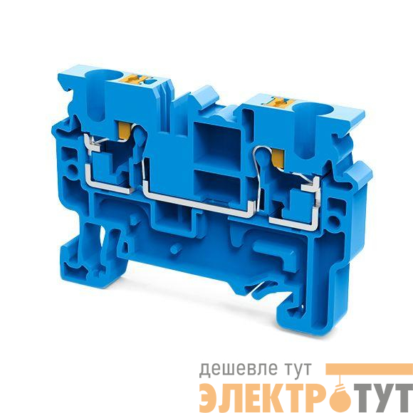 Клемма проходная push-in OptiClip CP-4-I-BU-24А (0.2-4) син. КЭАЗ 331841