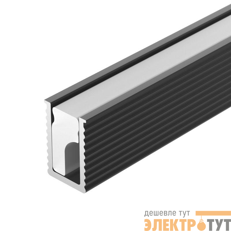 Профиль SL-MINI-6-H9-2000 ANOD BLACK L2000 алюм. Arlight 044082