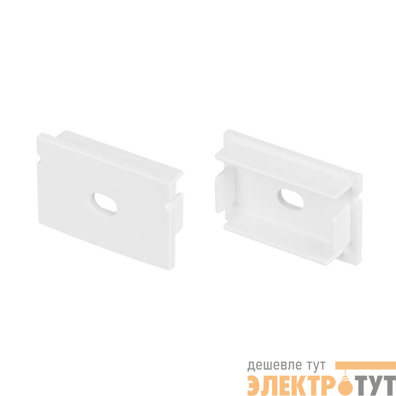 Заглушка LINE-3020 с отверстием пластик (комплект) Arlight 047017