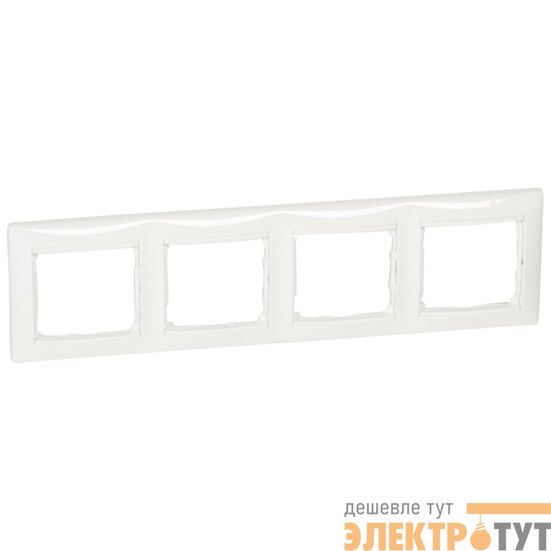 Рамка 4-м Valena горизонт. бел. (DIY-упак.) IEK 694255