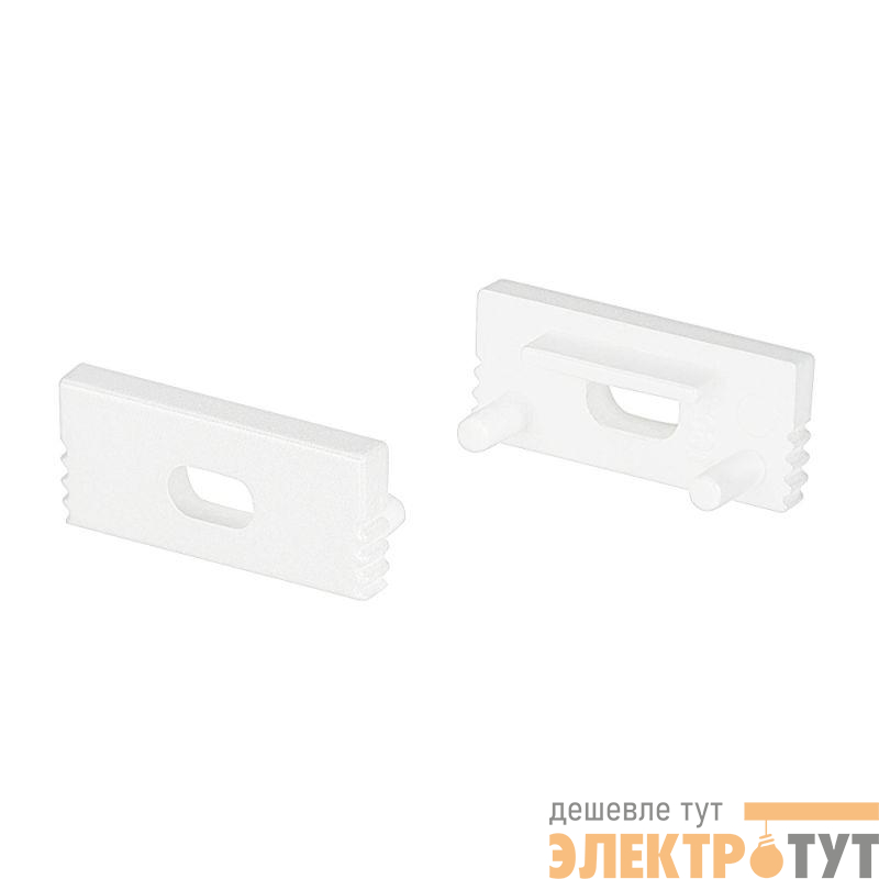 Заглушка SL-SLIM-H7 WHITE с отверстием пластик Arlight 037533