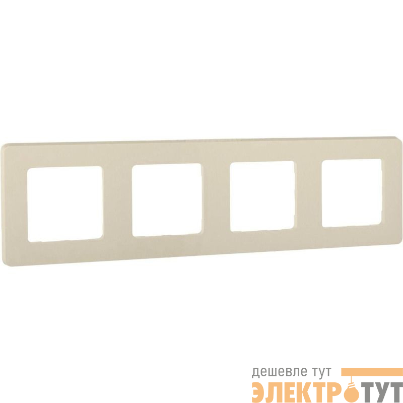 Рамка 4-м СП Inspiria IP20 сл. кость IEK 673961