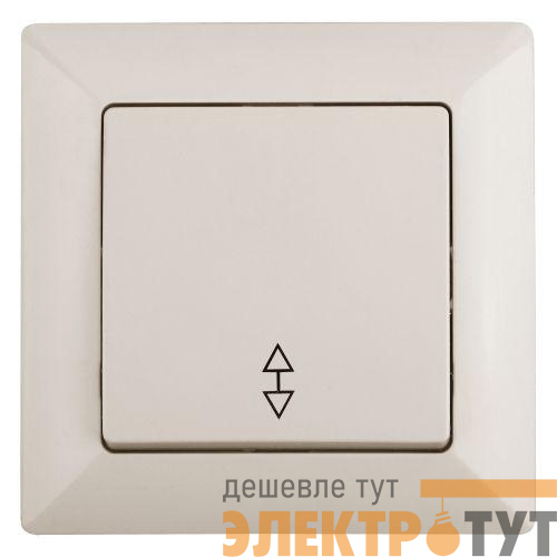 Переключатель 1-кл. СП Solo 4-103-02 10А 250В IP20 слон. кость Intro Б0053577