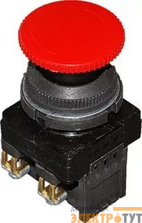 Кнопка КЕ-141 исп.1 грибок красный
