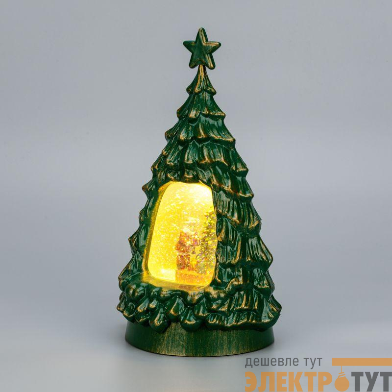 Светильник декоративный "Новогодняя елка" с подсветкой и конфетти питание от USB Neon-Night 501-180