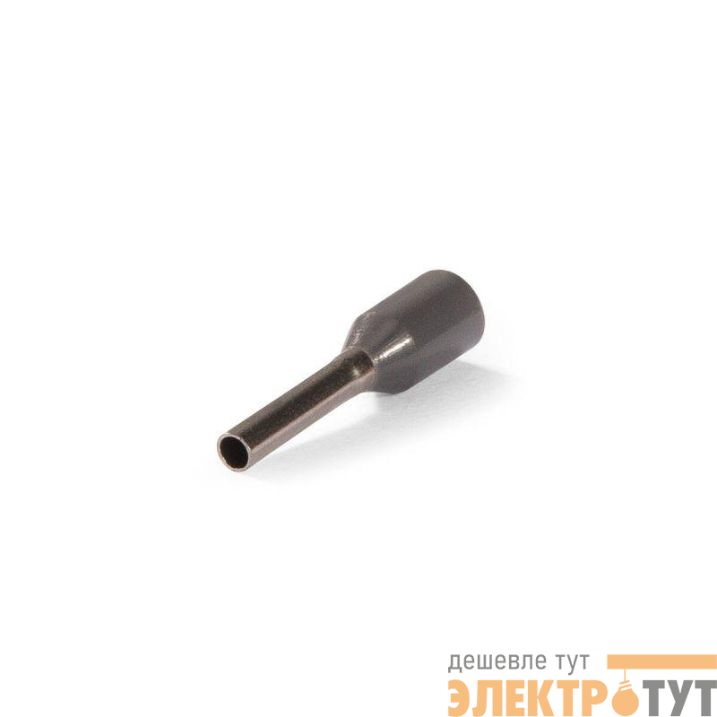 Наконечник штыревой втулочный изолированный НШВИ 0.75-8 ЕВРО сер. КВТ 103198