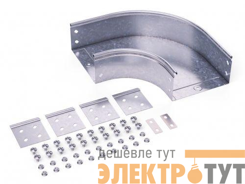 Угол для лотка горизонтальный 90град. 100х80 CPO 90 в компл. с крепежн. элемент. DKC 36022K