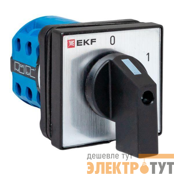 Переключатель кулачковый ПК-1-14 4п 10А "0-1" IP65 EKF pk-1-14-10-65