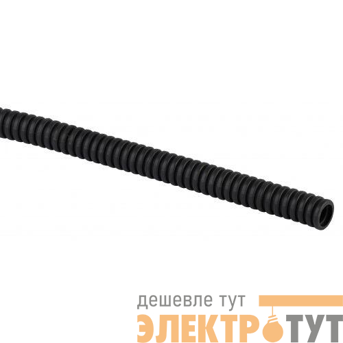 Труба гофрированная ПНД тяжелая d50мм с протяжкой черн. (уп.20м) Эра Б0057952