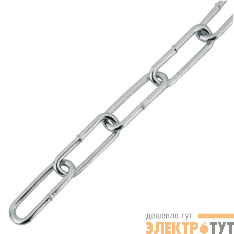 Цепь длиннозвенная 5мм DIN 763 (5м) Tech-Krep/Zitar 127863