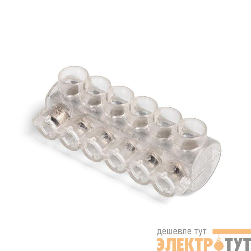 Клеммник 6-и контактный KE10.506 (AL 10-50/Cu 2.5-35) КВТ 88977
