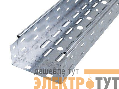 Лоток листовой перфорированный 150х100 L2000 сталь 0.7мм гор. оцинк. DKC 35332HDZ