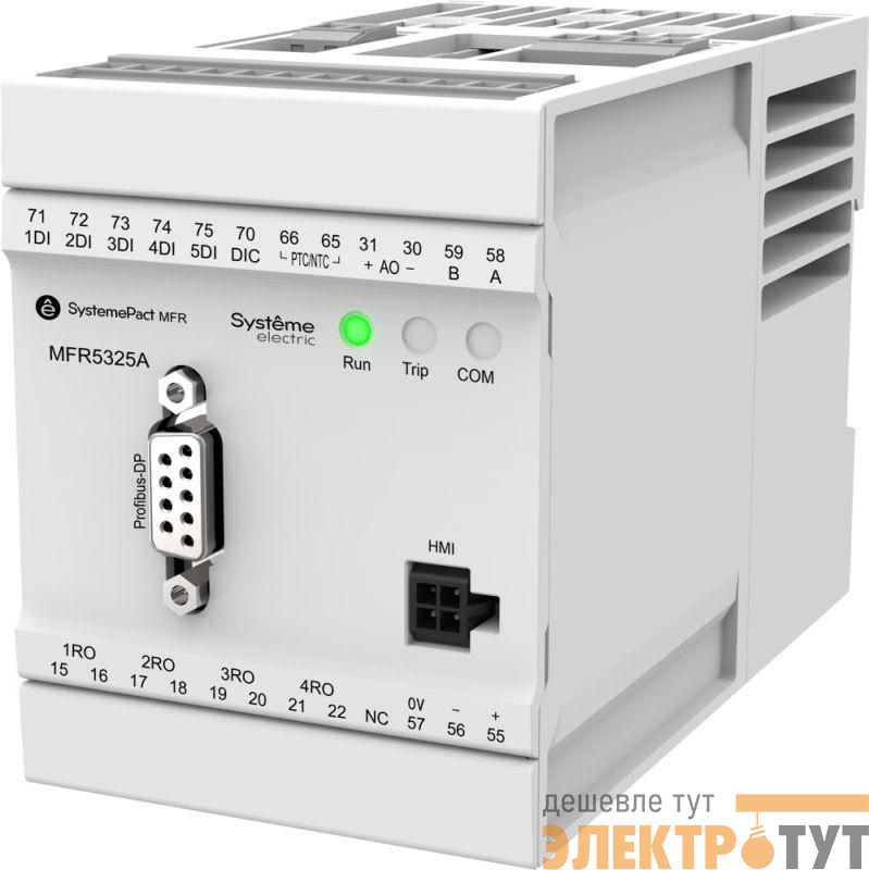 Реле MFR530 PROFIBUS-DP + MODBUS-RTU 25-100А ТТ d18мм 80-270В AC/DC SE MFR532100A