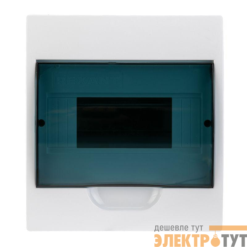 Бокс ЩРН-П-8 IP41 пластик. бел. Rexant 11-0308