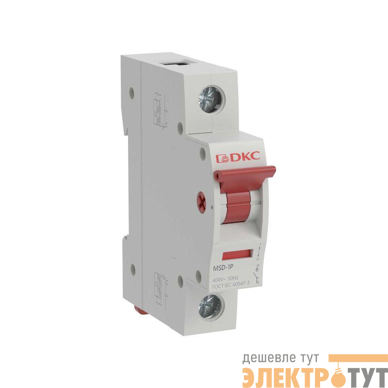 Выключатель нагрузки модульный 1п 63А MSD YON MSD-1P63