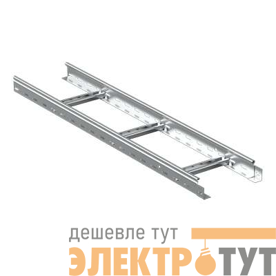 Лоток лестничный 300х50 L3000 сталь 1.2мм оцинк. ASD-electric LT.3005.3012