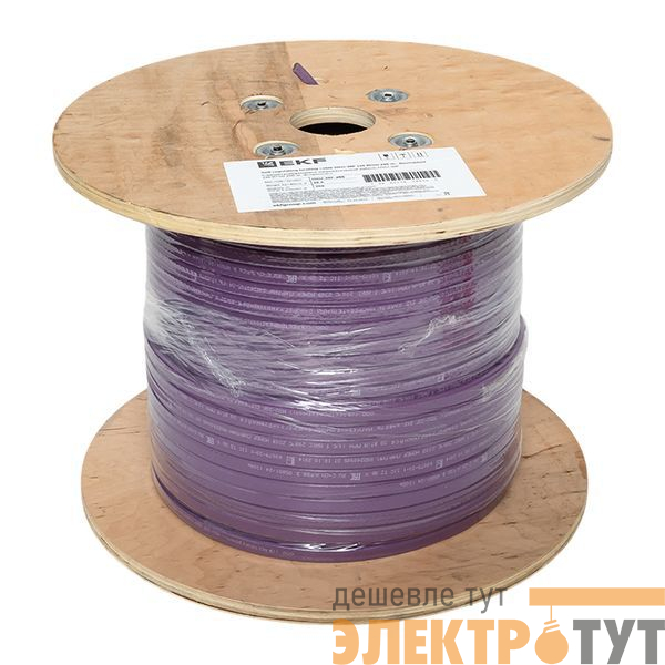 Кабель нагревательный саморег. HSU-30F 30Вт/м фторопласт 200м EKF HSU-30F-200