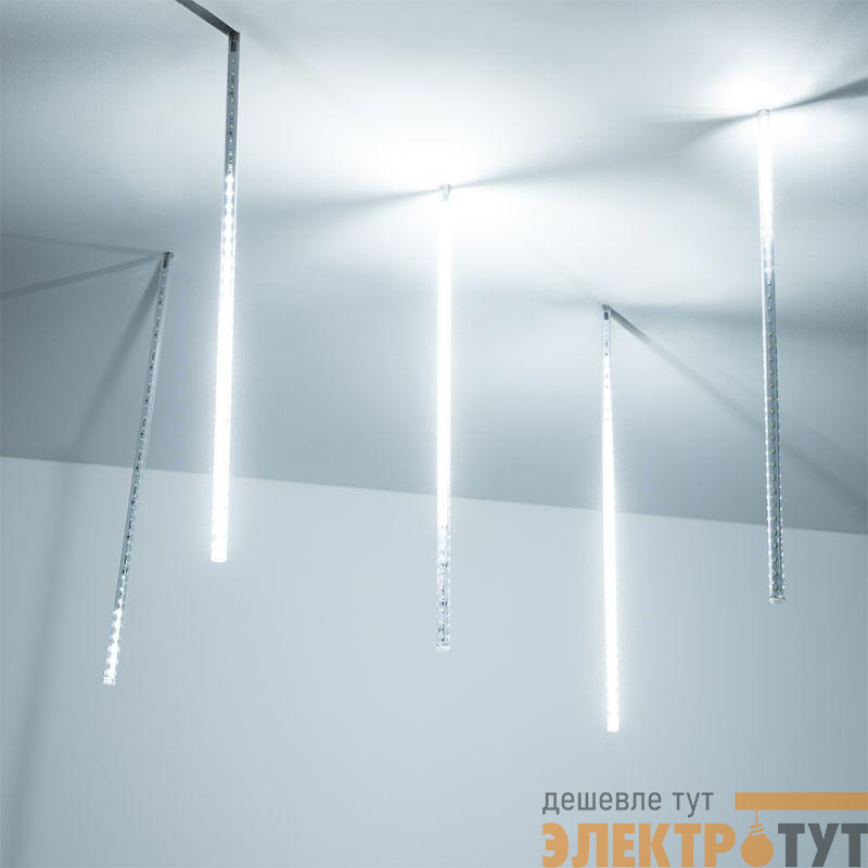 Гирлянда светодиодная ARD-ICEFALL-CLASSIC-D12-500-5PCS-CLEAR-72LED-LIVE WHITE (230В 6Вт) (IP65) Ardecoled 026049