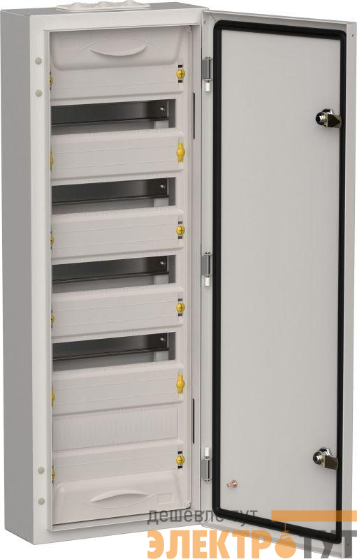 Корпус ЩРн-60 (1х60) TITAN 5 835х310х140 IP54 метал. сер. IEK TI5-50-N-060-54-7035