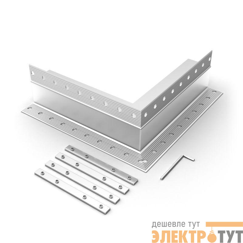 Угол SL-LINIA32-FANTOM-EDGE внешний металл Arlight 030101