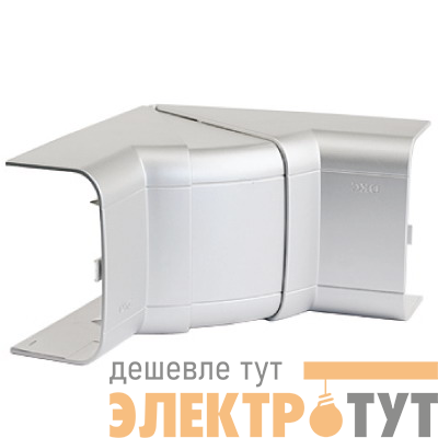 Угол для кабель-канала внутренний изменяемый 70-120град. 110х50 с разделит. сер. метал. DKC 01051G