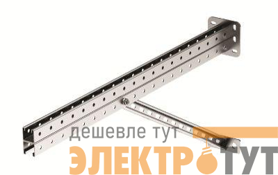 Консоль для тяжелых нагрузок осн.700 сталь с укосиной гор. оцинк. DKC BBS4170HDZ