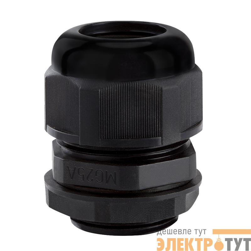 Ввод кабельный MG25 IP68 черн. TOKOV ELECTRIC TKE-MG-25-B