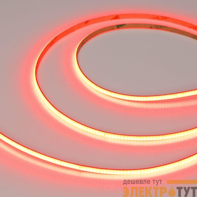 Лента светодиодная COB-X480-4mm 24V Red 4Вт/м IP20 (уп.5м) Arlight 046905