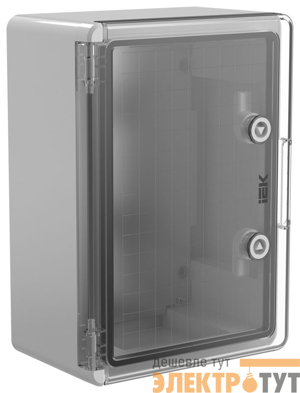 Корпус ЩМПп 350х250х150 IP65 УХЛ1 прозр. дверь пластик. IEK MKP92-N-352515-65