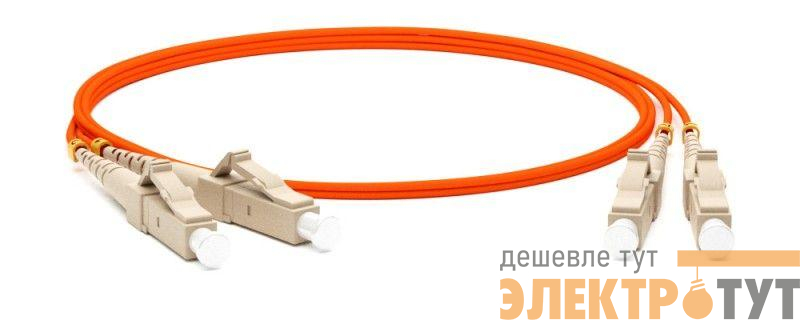 Патч-корд FC-D2-50-LC/PR-LC/PR-H-30M-LSZH-OR волоконно-оптический(шнур) MM 50/125 LC-LC 2мм duplex LSZH 30м Hyperline 243158