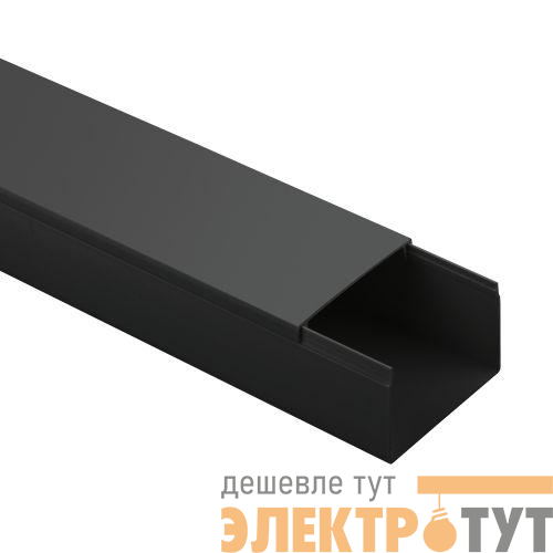 Кабель-канал 60х40 L2000 черн. KK-B-60-40 Эра Б0061746