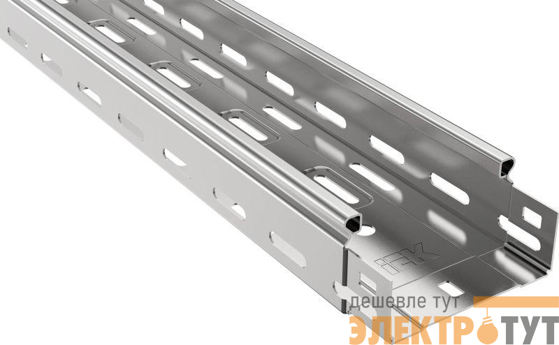 Лоток листовой перфорир. 100х50 L3000 сталь 1.2мм оцинк. IEK CLP10-050-100-120-3